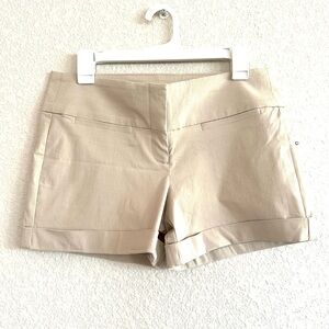 Matty M Tan Zip Trouser Shorts